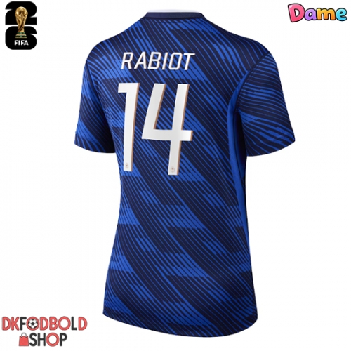 Frankrig Adrien Rabiot #14 Hjemmebanetrøje Dame VM 2026 Kort ærmer